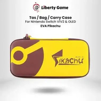 Nintendo Switch V1 V2 Oled Pouch Tas Bag Carry Case EVA Pikachu