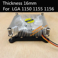 Ultra-thin CPU Fan For LGA1150 LGA1155 LAG1156 CPU Cooler with 70mm silent fan Comptuter CPU Cooling fan with 3pin