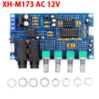 1pcs microphone amplifier board Karaoke reverberation board XH-M173 Connector