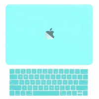 2in1 Hot Blue Matte Hard Case+Keyboard Skin For Macbook Pro 14 Case Air 13 M1 M2 Chip Air 15.3 13.6 Cover Pro 13 Case