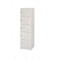 【艾蜜莉的家】1.4尺塑鋼白橡色置物櫃 收納櫃(免組裝)