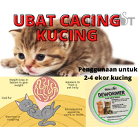 【Hot sales】Ubat Cacing Kucing Dewasa  Deworm Cat Tablet Dewasa (2-4 EKOR KUCING)