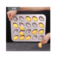 【Chefmade學廚】原廠正品金色20連迷你檸檬蛋糕模(WK9914檸檬模蛋糕連模)