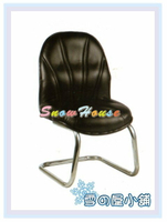 ╭☆雪之屋居家生活館☆╯R330-06 洽談椅(黑皮)(電鍍)(936-C)/造型椅/辦公椅/會議椅/電腦椅/休閒椅