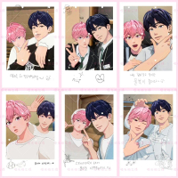 PLAVE Photocard, 6 ชิ้น, ดีไซน์น่ารัก, กราฟฟิตี้เซ็น, การ์ดโพลารอยด์, YEJUN BAMBY