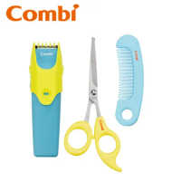 Combi 優質幼童電動理髮器+安全髮剪髮梳組