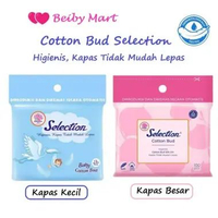 Cotton Bud SELECTION Isi 100Pcs / Kapas Pentol / Kapas Lidi Kapas Kecil