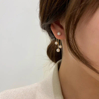 Anting Mutiara Perhiasan Wanita - Anting Mutiara Juntai