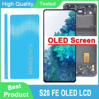 Tested 6.5'' OLED Display For Samsung S20 FE 5G G780 G781 S20 Lite LCD Touch Screen Digitizer Repair Parts