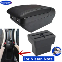 For Nissan Note E-Power Armrest Box For Nissan Note Central Storage Box Dedicated Interior Retrofit Car Accessories 2019-2024