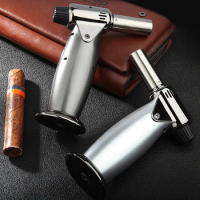 Refillable Windproof Cigar Jet Lighters Flame Lock JOBON Table Torch Lighter