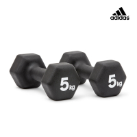 adidas 愛迪達 六角訓練啞鈴-5kg/2入