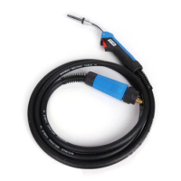 24KD MB-24 250A Welding Torch Gun MIG MAG CO2 Weld Torch Euro Connector 5Meters
