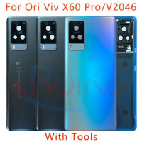 6.56" New Original For Vivo X60 Pro battery case For vivo X60pro Battery Cover housing door rear Vivo V2046