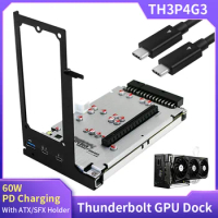 TH3P4G3 Thunderbolt-compatible GPU Dock PCI-E X16 Laptop to External Graphic Card for Notebook Thunderbolt-compatible 3 4
