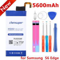 2023 NEW 5600mAh chensuper EB-BG925ABE For Samsung GALAXY S6 Edge Battery G9250 G925F G925FQ G925S Phone Battery