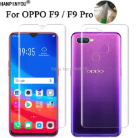 For OPPO F9 / F9 Pro F9Pro 6.3" Soft TPU Front Back Full Cover Screen Protector Transparent Protective Film Guard + Clean Tools