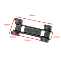 Tactical Scopes Laser Torch Bracket Mounts Base for MP5 Heightened 20mm Rail Mounting Hunting Accessories