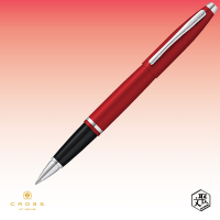 CROSS凱樂系列金屬紅鋼珠筆免費刻字  (原廠正貨)