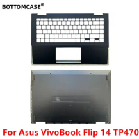 BOTTOMCASE New For Asus VivoBook Flip 14 TP470 Upper Case Palmrest Cover/Bottom Case Cover