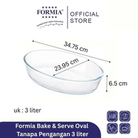 Formia Loyang Bake & Serve Oval Tanpa Pegangan Series 3 lt-pc