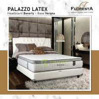 Springbed Floresta Palazzo Latex Pillowtop Komplit Set