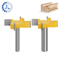 CNC Router Bits for Wood T Slot Cleaning Bottom Router Bit Wood Surface Milling Cutter Set Router Bits for Woodworking Tools