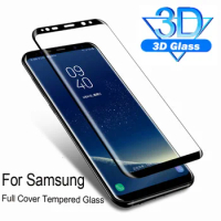 3D Full Curved Tempered Glass for Samsung Galaxy S9 S8 S7 S6 Edge Plus Note 8 9 A51 A71 Screen Protector Sansung Protective Film
