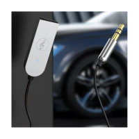 Aux Adapter Dongle Cable for Car 3.5mm Jack Aux Bluetooth Receiver
