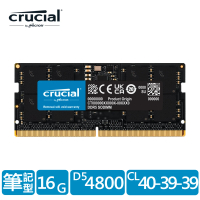 Crucial 美光 DDR5 4800 16GB 筆電記憶體
