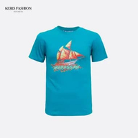 Keris Gallery T-Shirt Dewasa Motif Phinisi Makassar - Tosca 4S