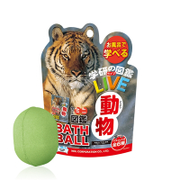 日本NOL-學研的圖鑑LIVE：動物入浴球(泡澡球)-1入(草原香氣/沐浴球/洗澡玩具/交換禮物)