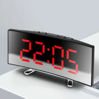 Digital Alarm Clock Desktop LED Display Screen Clocks Electronic Alarm Clock Thermometers Hygrometers Display Clocks
