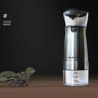 Adjustable Coffee Grinder Electric, Spice Grinder, Coffee Bean Grinder, Espresso Grinder Removable Stainless Steel Bowl