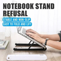 Cooling Lightweight Laptop Cooling Stand Plastic Vertical Laptop Stand Foldable Tablet Stand Bracket Laptop Holder for MacBoo