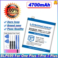 LOSONCOER BLP699 Battery 4700mAh For oneplus 7Pro 7 Pro 7 Plus 7Plus 7 Mobile Phone Batteries Free tools