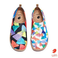 【 Uin 】西班牙原創設計 | 三角糖彩繪休閒 女鞋