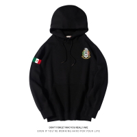 墨西哥Mexico世界杯足球隊服國家隊運動秋冬款寬松連帽套頭衛衣潮
