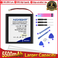 HSABAT 0 Cycle 5500mAh Battery for Xduoo XD-05 High Quality Replacement Accumulator
