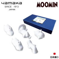 【日本山加yamaka】moomin嚕嚕米造型陶瓷筷架禮盒5入組(MM670-403)