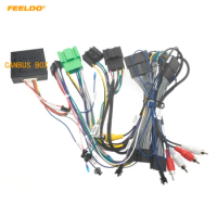 FEELDO Car Audio 16PIN Android Power Cable Adapter With Canbus Box For Chevrolet Cruze Buick Regal Verano Wiring Harness #HQ6558