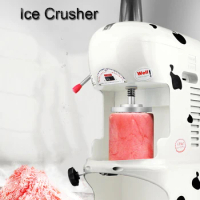 Ice Crusher Commercial Snow Ice Maker Shaving Machine Automatic Snow Ice Shaver Block Shaving Machine Easy Operate Ice Crusher