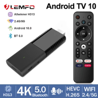 LEMFO iATV Q3 Smart TV Stick Android 10 4K HDR10 Allwinner H313 ATV HDR Portable TV Prefix 2.4G/5G WIFI BT5.0 OTG Media Player