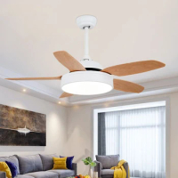 42-Inch Acrylic Fan-Style Ceiling Lamp Modern Minimalist Led Bedroom Living Room Fan Lamp Mute Led Ceiling Fan Lights