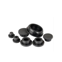 Black T-Shaped Silicone Plug Circular Waterproof Sealing Rubber Plug Hole Cover Washer