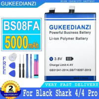 GUKEEDIANZI-Replacement Battery BS08FA, 5000mAh for Black Shark 4, 4 Pro, Shark4, Mobile Phone Batteries, Free Tools