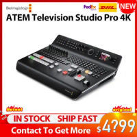 For Blackmagic Design ATEM Television Studio Pro 4K Live Production Switcher UHD 4K-compatible 8-input live production switcher