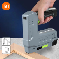 Xioami Woodworking Lithium Electric Nail Gun Rechargeable Plug-in Code Hand Nail Gun Furniture Construction Home Upholstery Tool