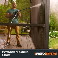 Worx Nitro 20V Brushless Hydroshot Plus Portable Power Cleaner (710 MAX PSI) WG633  Battery &amp; Charger Included Accessoire Tools