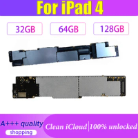 A1458 or A1459 A1460 For iPad 4 Motherboard 16GB 32GB 64GB Logic Board With Chips IOS System Original Free iCloud Plate